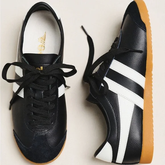 Gola exclusive  bullet pure sneakers women’s 
Black/ white / gum - Picture 2 of 4